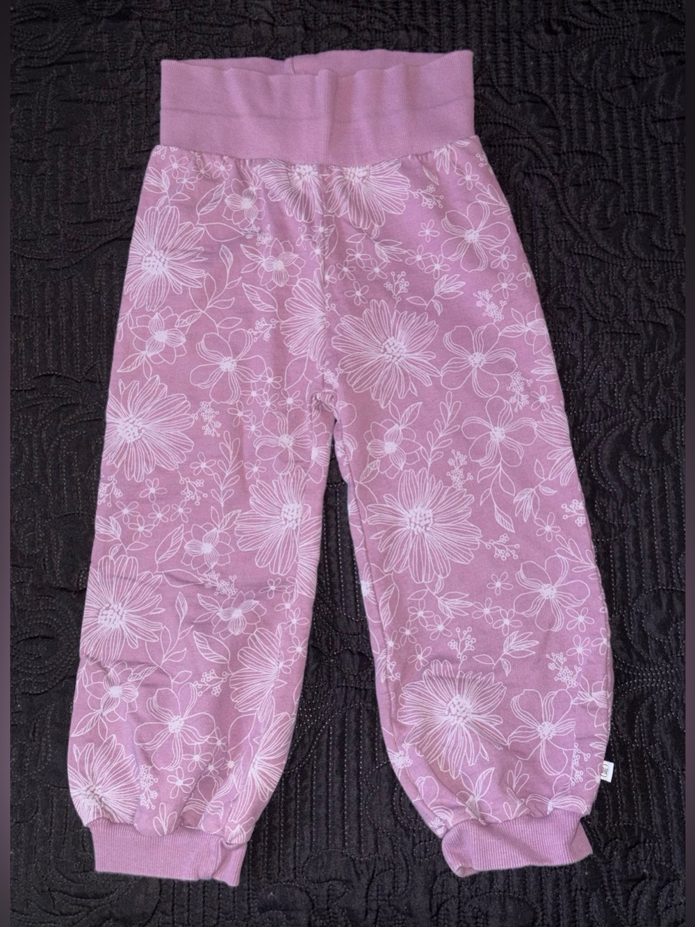 The Honest Company Mauve Floral Pants 4T